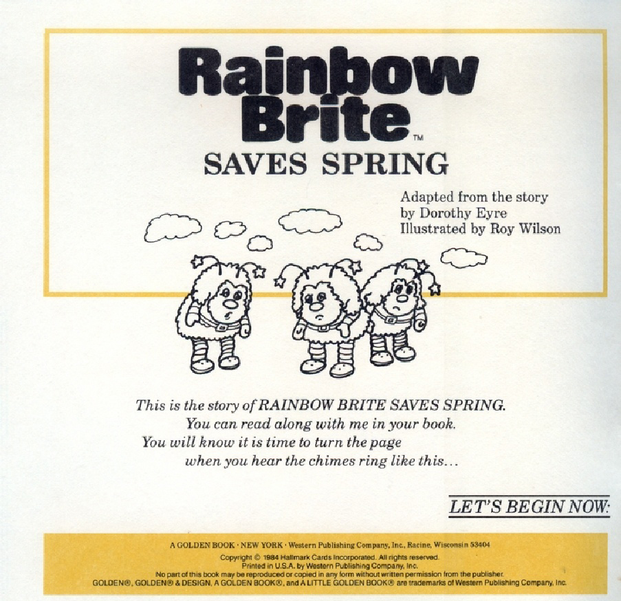Rainbow Brite Saves Spring (02),绘本,绘本故事,绘本阅读,故事书,童书,图画书,课外阅读